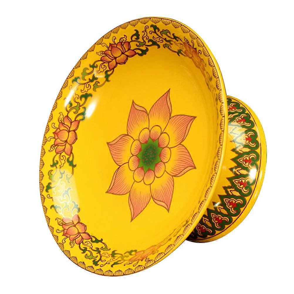 Ceramics Temple Tribute Plate for Fruit Offering