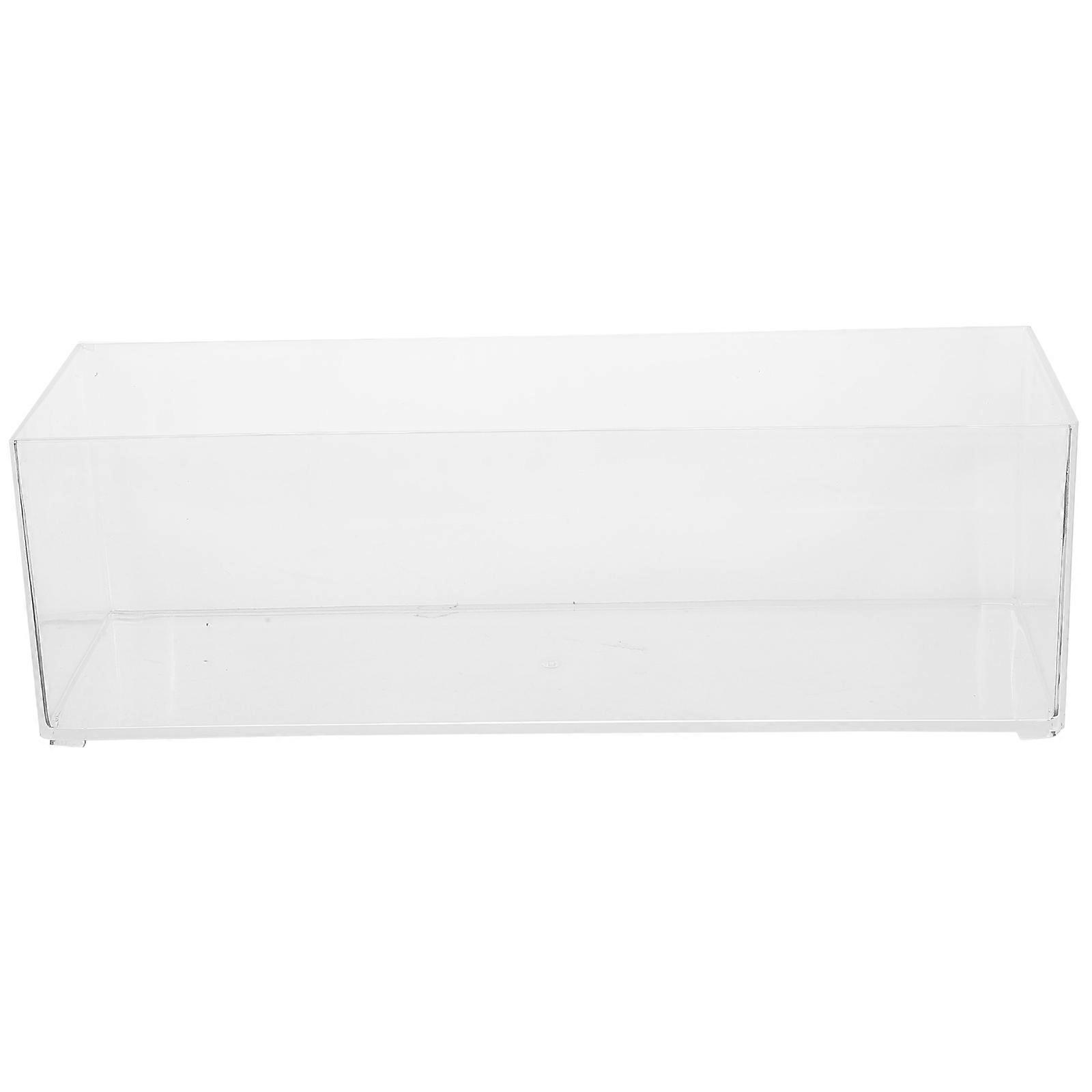 Toy Car Display Box for Vehicle Model Storage Organizer with Doll Model Display Case