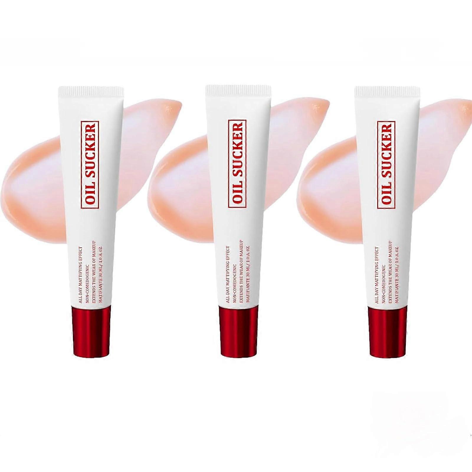 Mattifying Face Primer 3pcs, LongLasting Waterproof Oil Control Makeup Base, Sweatproof Pore Minimizing