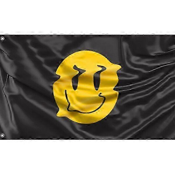 Falten-Smiley-Flagge