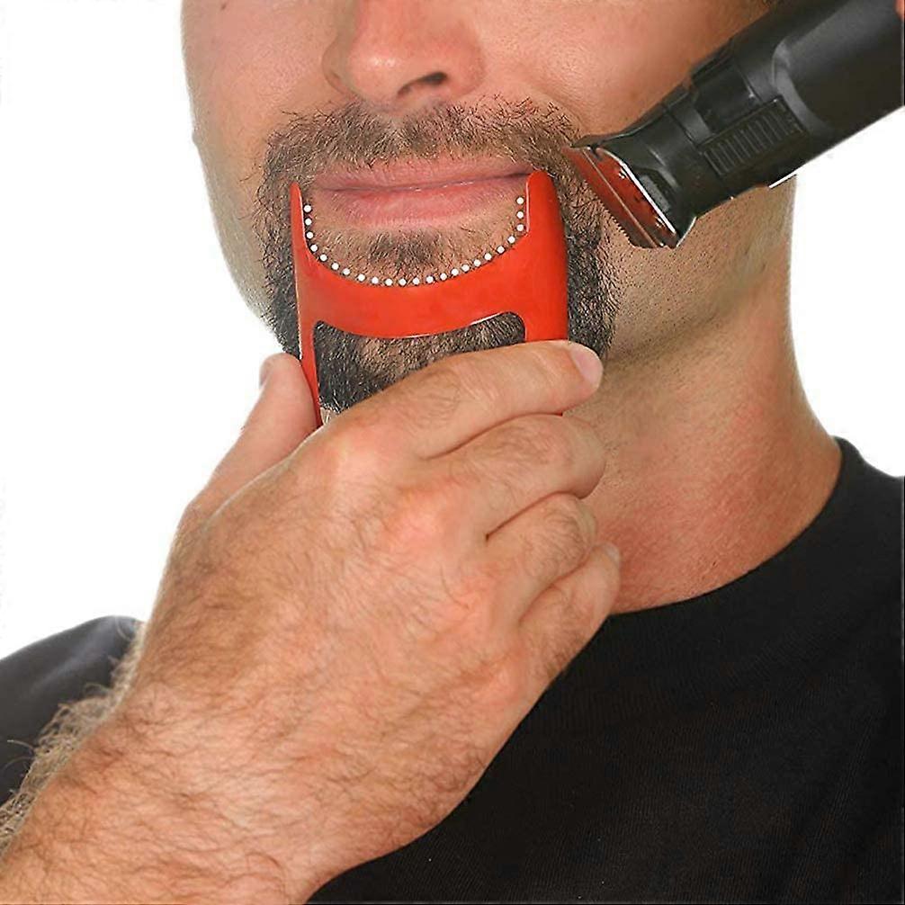 Goatee Shaping Tool and Beard Grooming Kit for Men, Precise Trimming Template, 2pcs Universal Fit