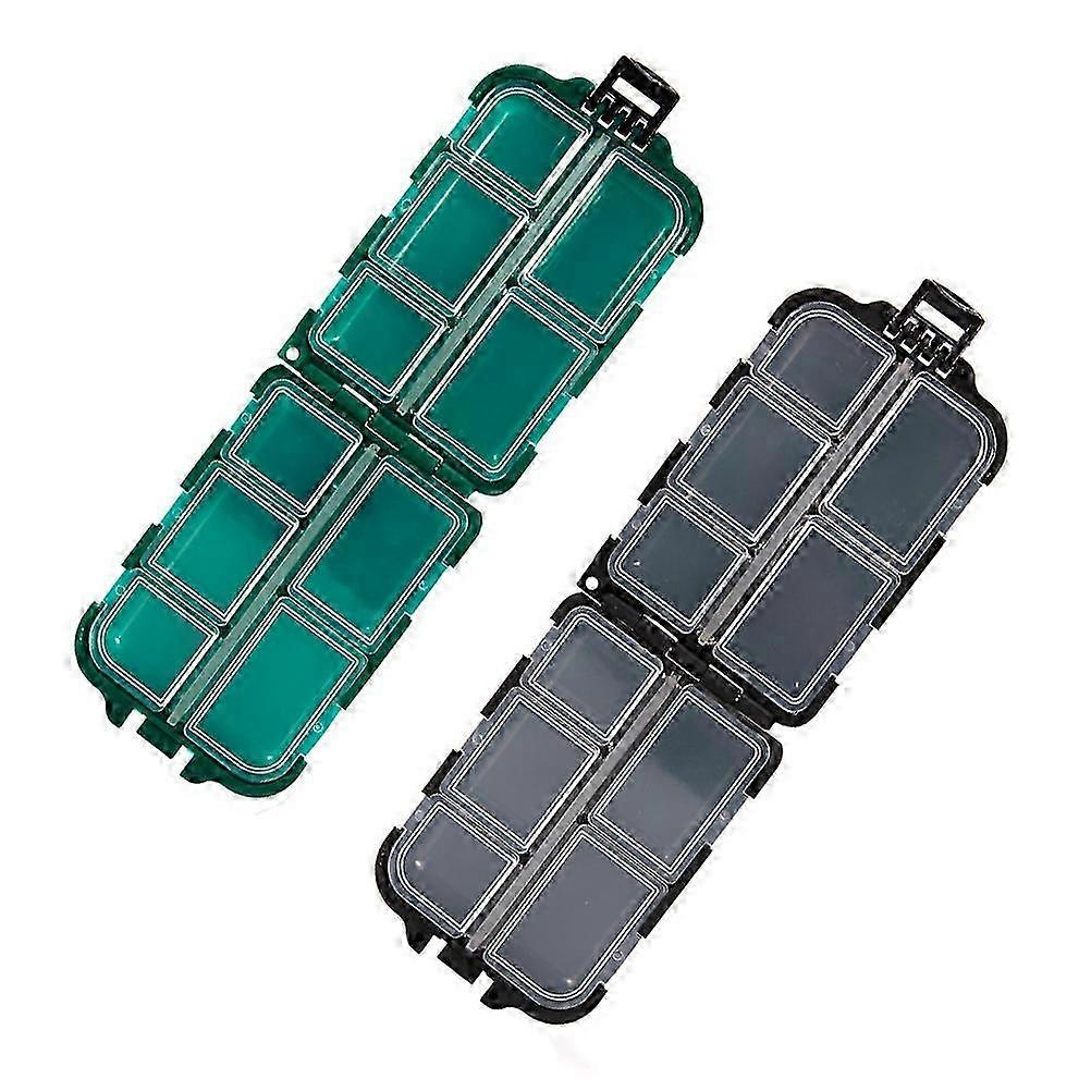 Fishing Bait Box Container for 4Pcs Assorted Color Storage Case