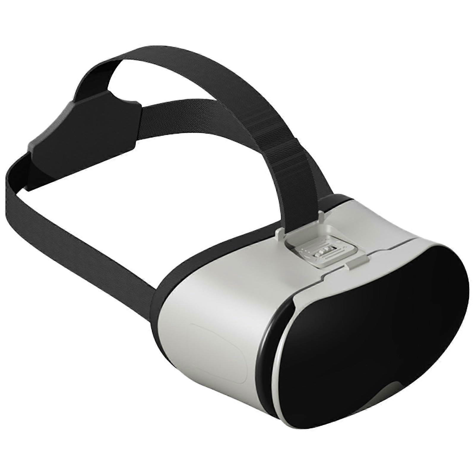 VR Headset with 90° Wide View, Breathable Padding, Comfortable Gaming, Gray Glasses