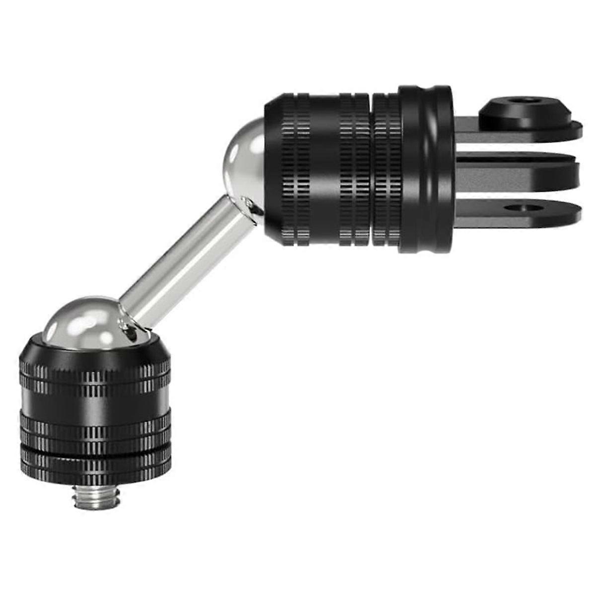 Dual Ball Head Adjustable Bracket, 1/4 Quick Release CNC Camera Head, Suitable, for /Action 5pro Spo