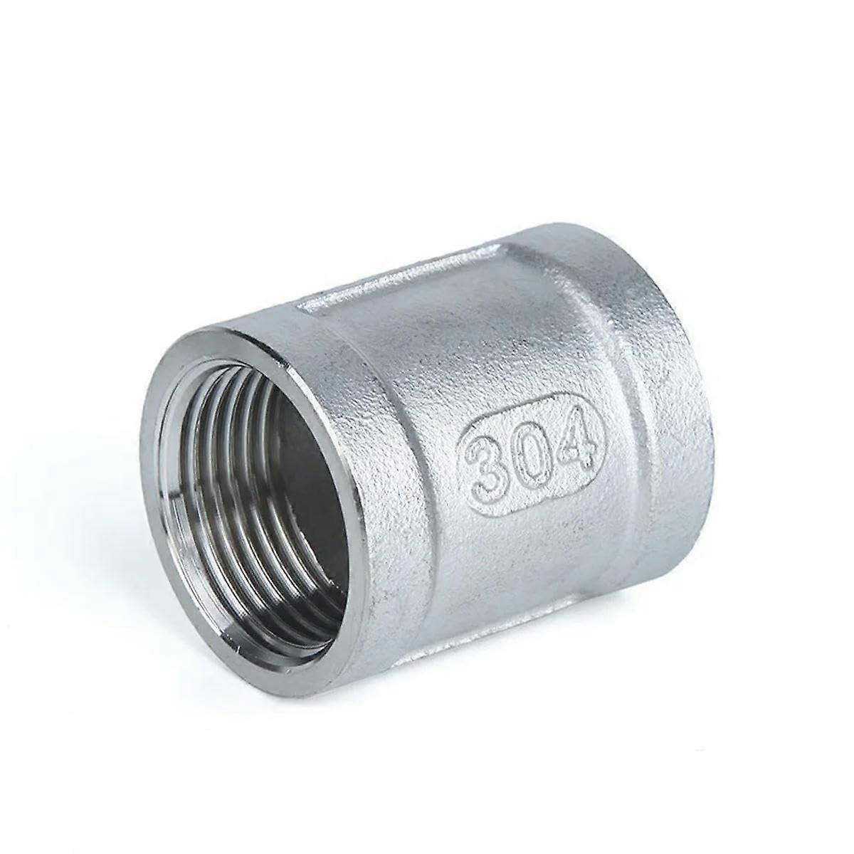 Conector fêmea de aço inoxidável SS304 com rosca NPT de 1 1/4 polegadas, resistente à corrosão.