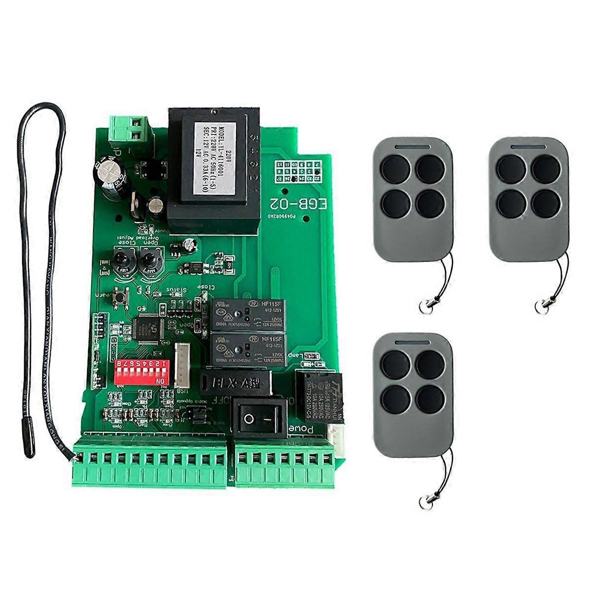 AC110V Gate Motor Control Board Universal for Automatic Sliding Gate Opener with Remote Control