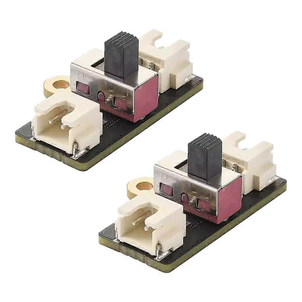 2PCS for Bambu Lab CyberBrick Power Switch Module 2Pin XH2.54 Connector-Makerworld Creative 3D Printed Model Componet
