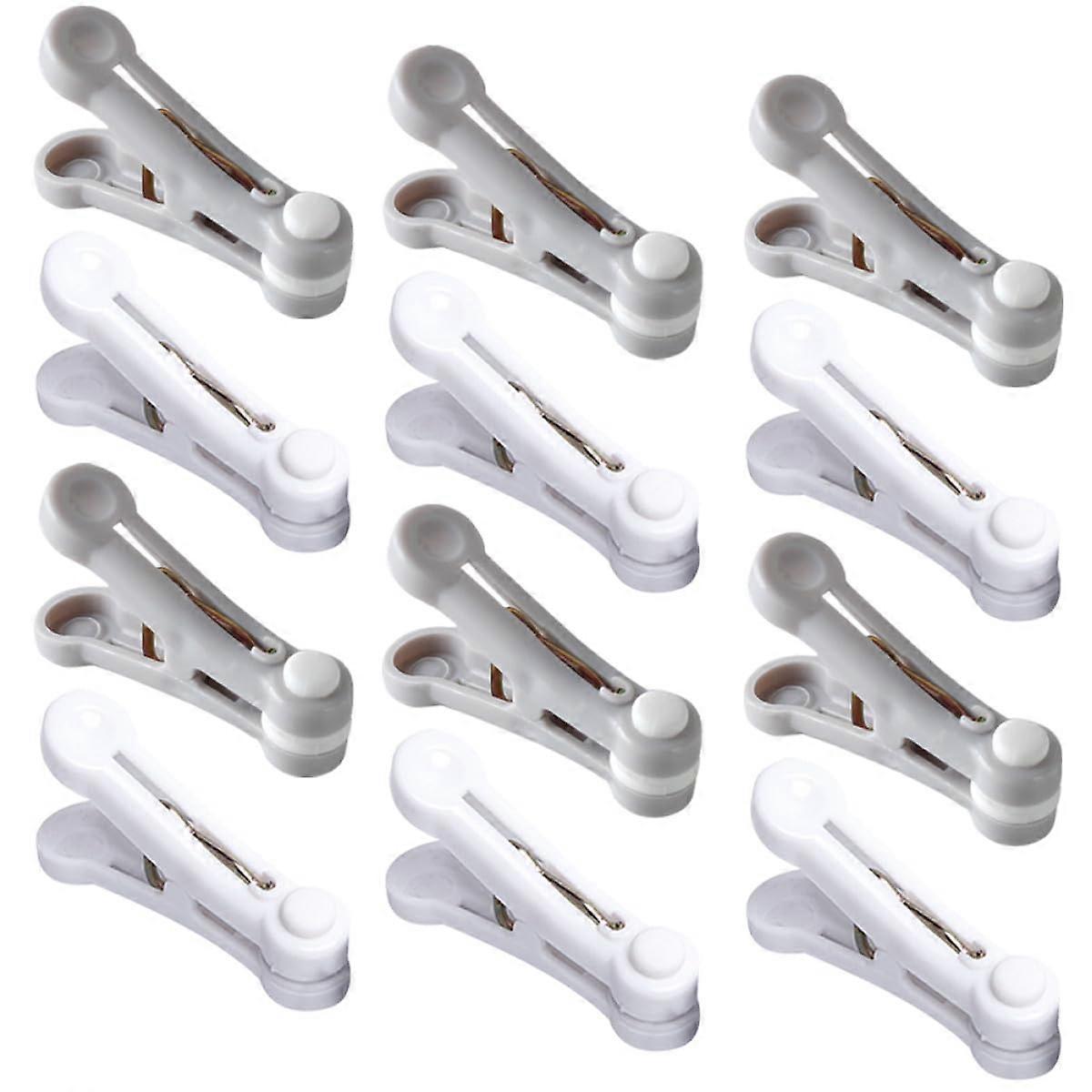 32pcs Windproof Plastic Clothes Drying Clips with Secure Grip for Quilts Socks Indoor Outdoor Use