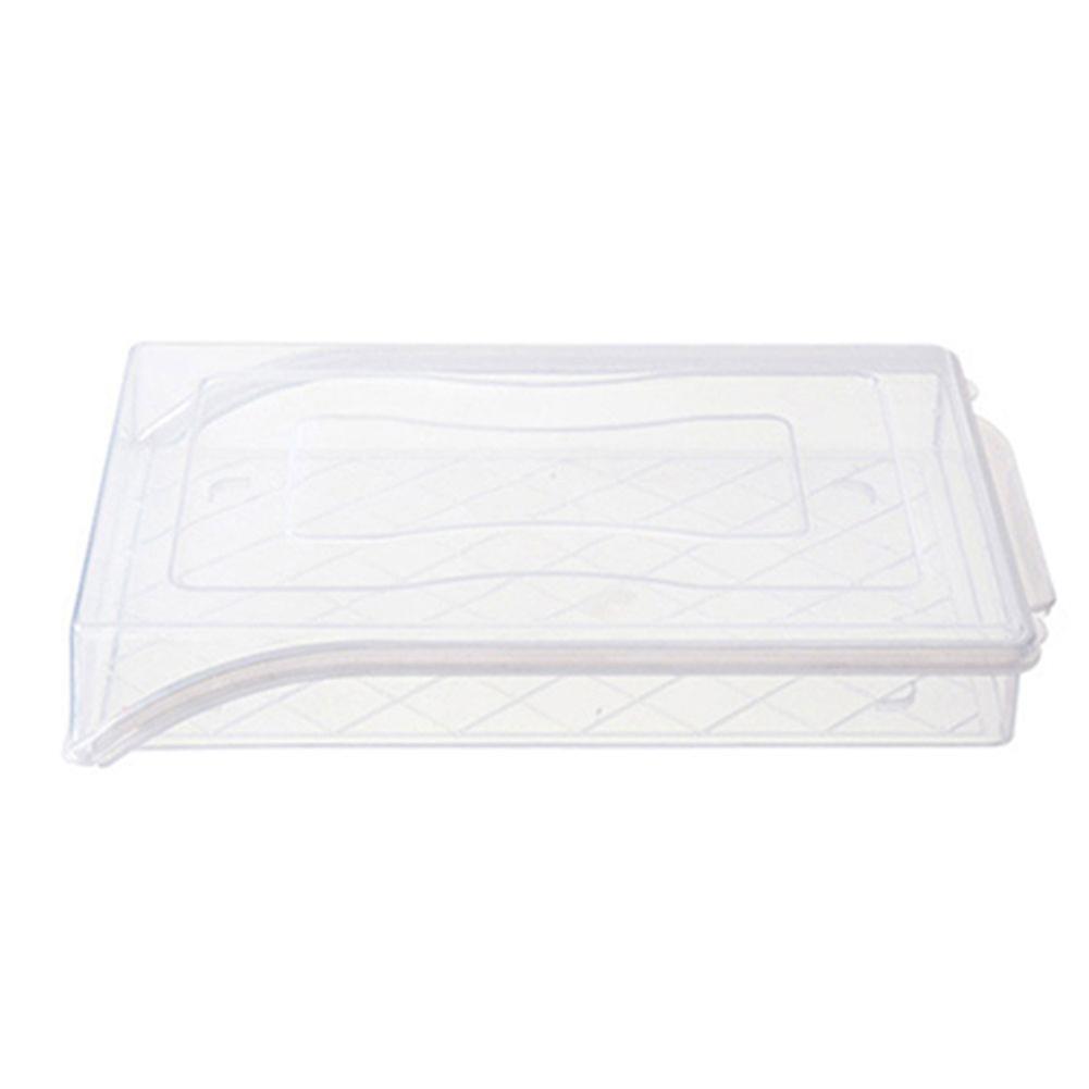 Dustproof Frozen Dumpling Storage Organizer Box with Lid, Reusable and Stackable