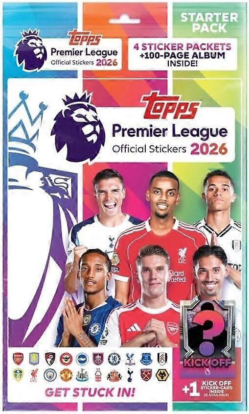 Topps Premier League 2026 Stickers Starter Pack