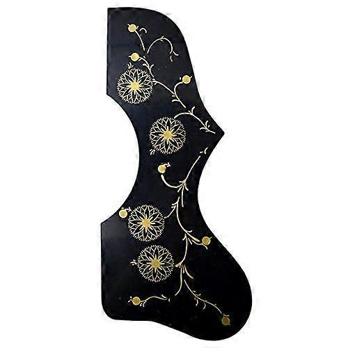 Black EJ200 Style Acoustic Guitar Pickguard ScratchResistant SelfAdhesive Replacement Plate
