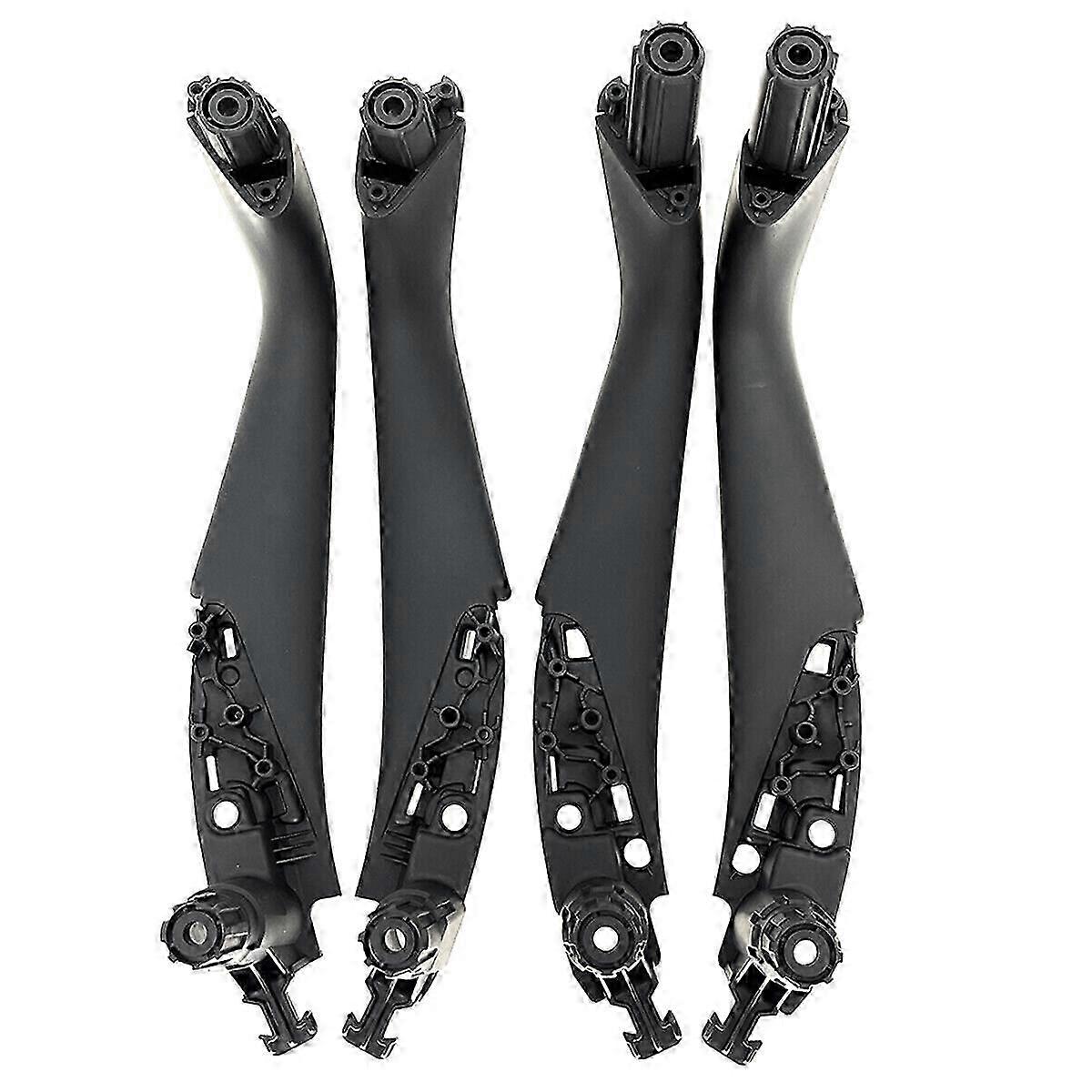 4Pcs Left & Right Car Door Handle Inside Panel Trim for 5 Series