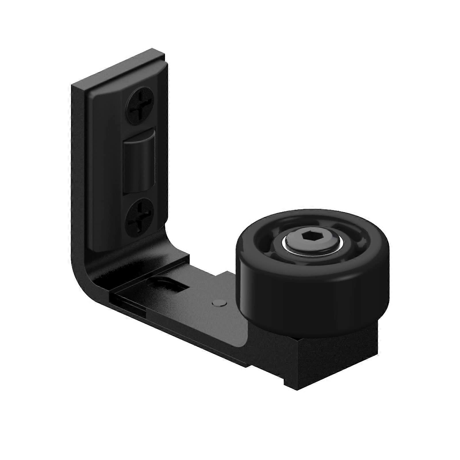 Adjustable Sliding Barn Door Floor Guide with Wall Mounted Bottom Roller for Smooth and Stable Operation