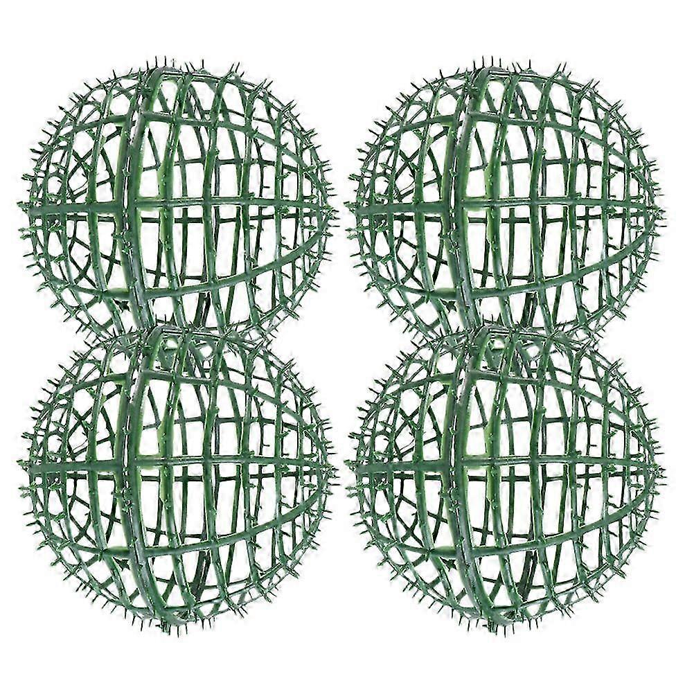Grass Ball Shelf Plastic Flower Arrangement Rack for Storage Use 4Pcs