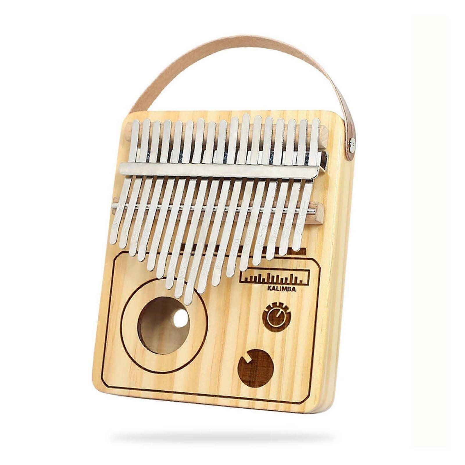 Kalimba Thumb Piano 21 Key Handcrafted Solid Wood Beginner Instrument with Warm Tone