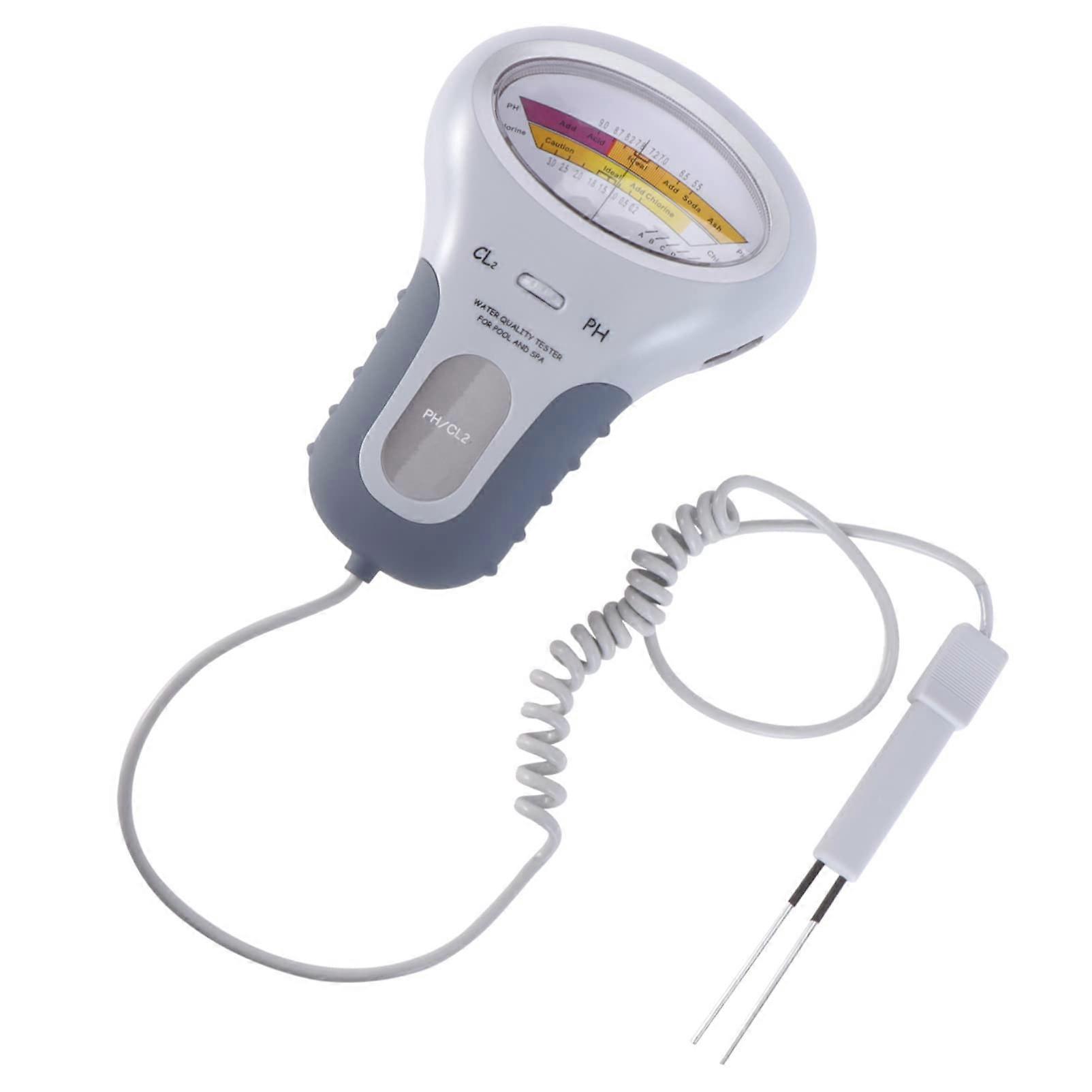 Dual Function Pool Water Tester Digital PH and Chlorine Meter for Spa and Swimming Pool