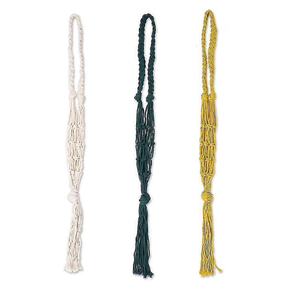 3pcs Mesh Tote Bag Reusable String Wine Storage Handbag Totes