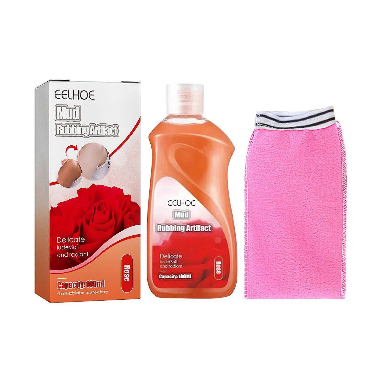 Eelhoe Body Exfoliating Gel - Rose Set