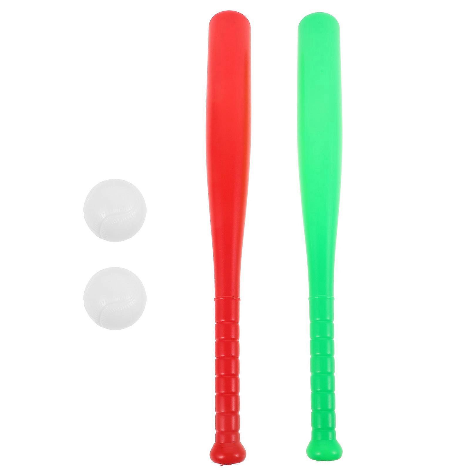 Toddler Baseball Set Training 2Sets Outdoor Bat Toy for Playing