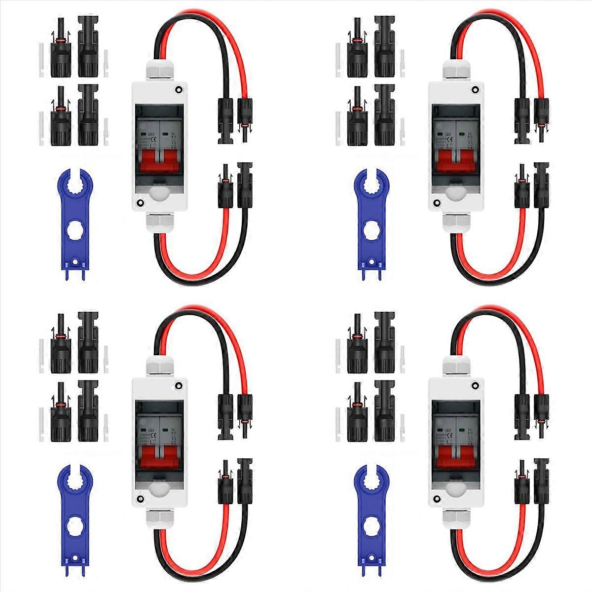 Solar Panel Disconnect Switch, 63A Breaker Box PV Disconnect Switch