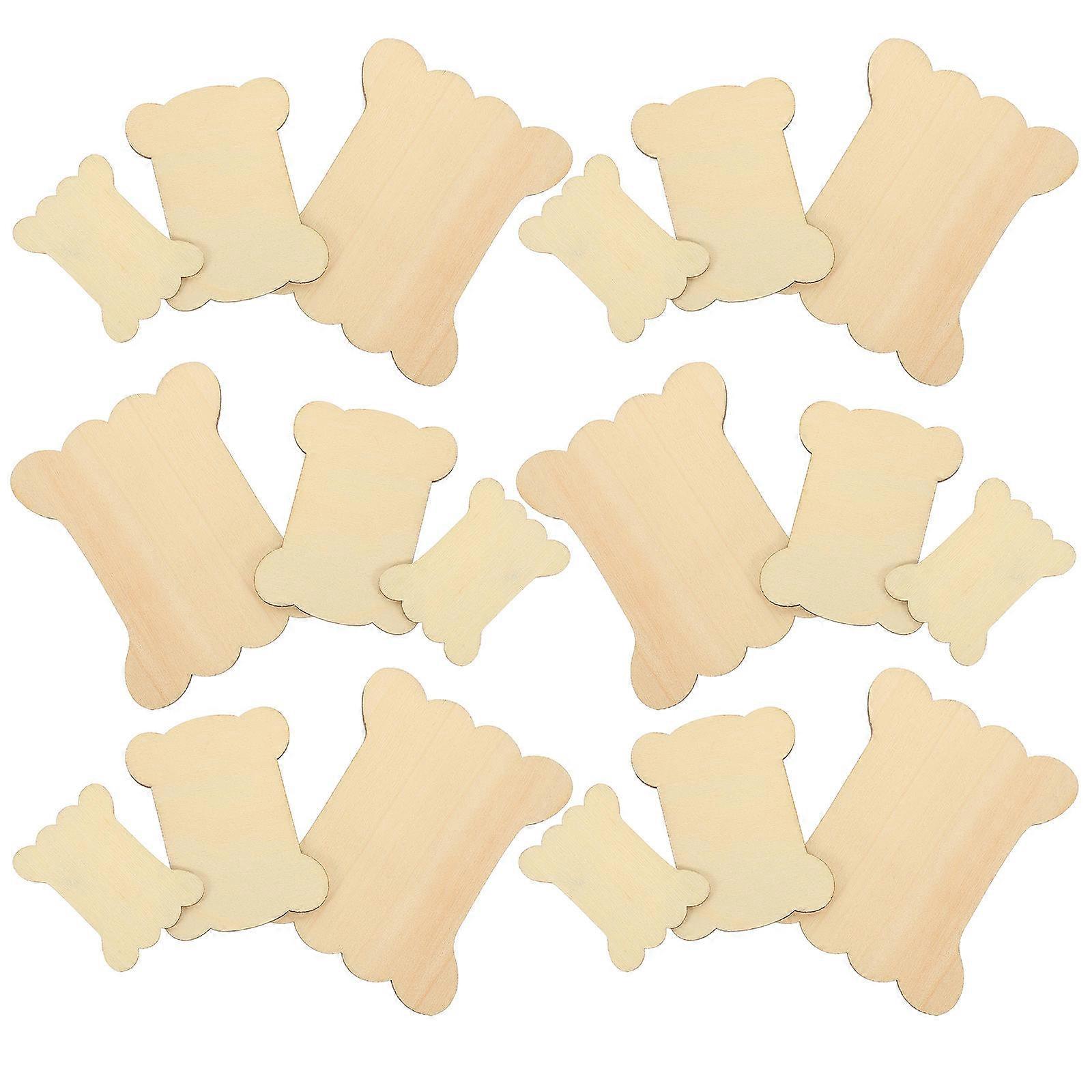 Embroidery Floss Organizer Wood Bobbins Thread Winding Tool 18Pcs Set