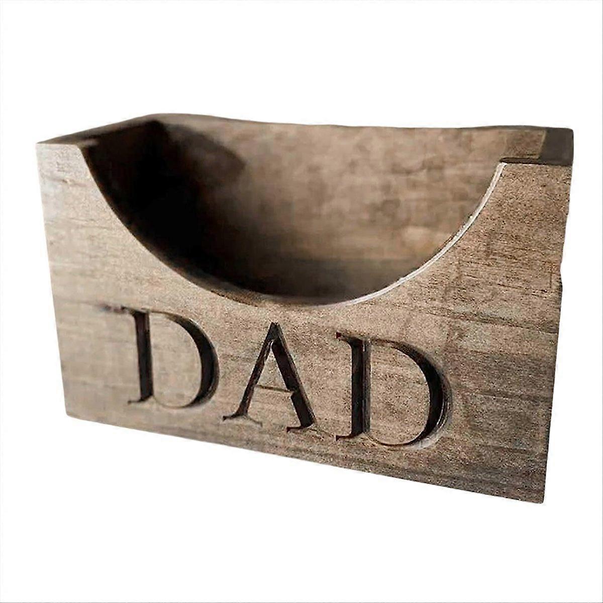 Wooden hat rack, baseball cap hat storage rack, brown