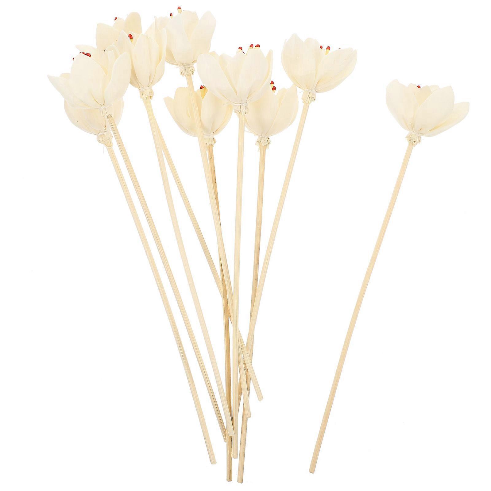 Essential Oil Diffuser Stick Flower Reed Accessories for Home Use 10Pcs
