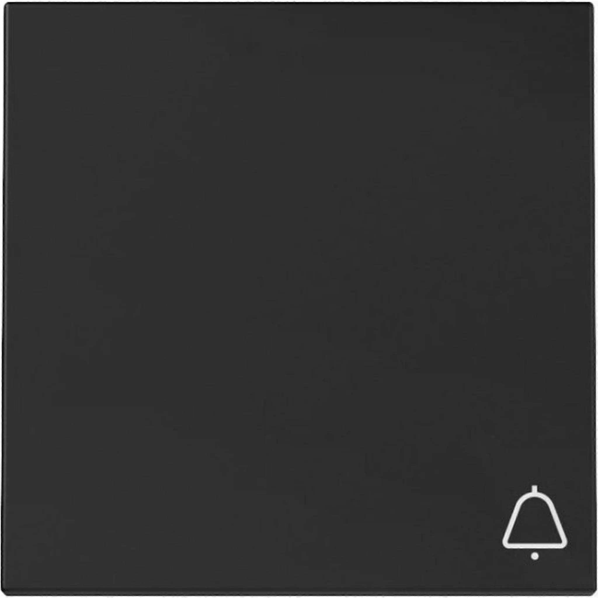 Wippe, Symb. Klingel, System 55, Schwarz, matt