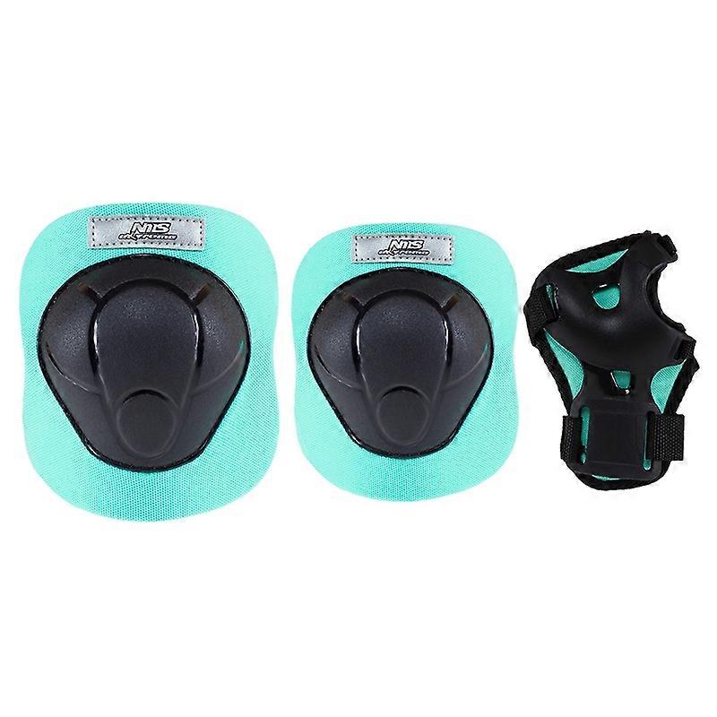 Ensemble casque et protections, taille M, noir-menthe