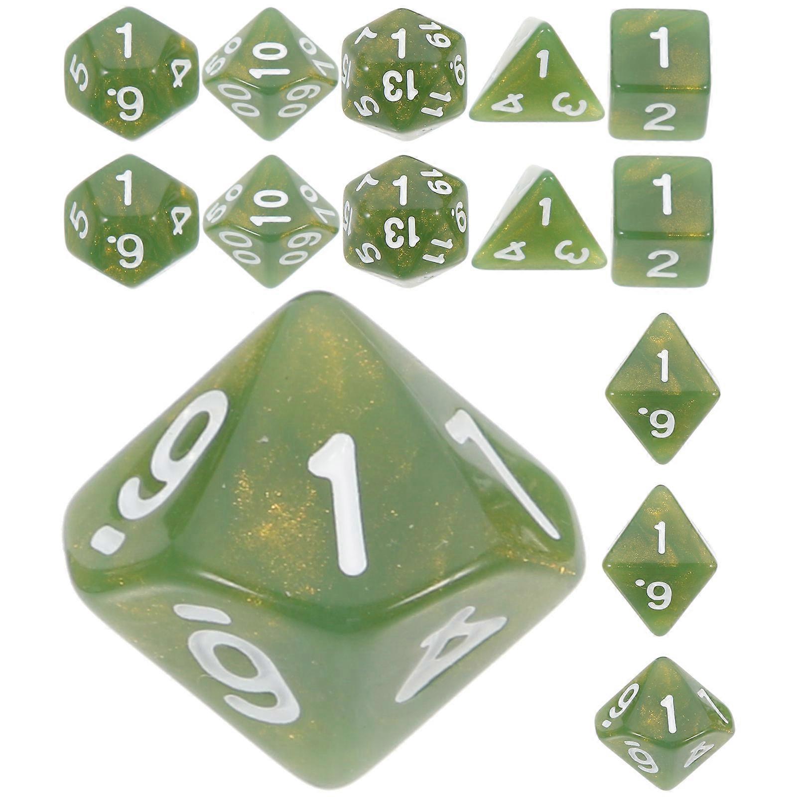 Multi-Sided Set for Party Board Game Use 10Sets Green