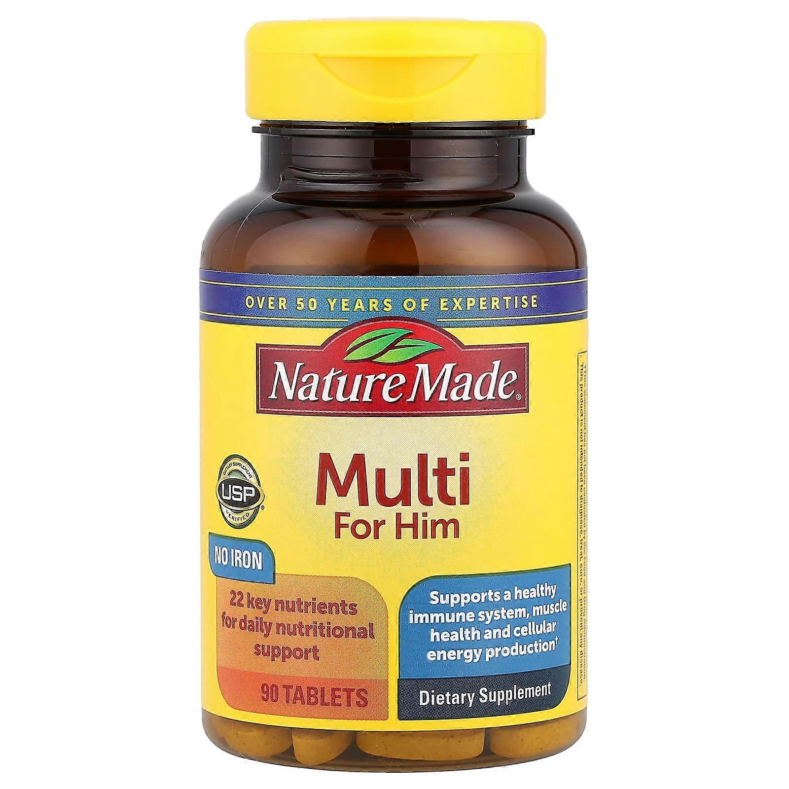 Nature Made, Multi for Él, 90 Tabletas