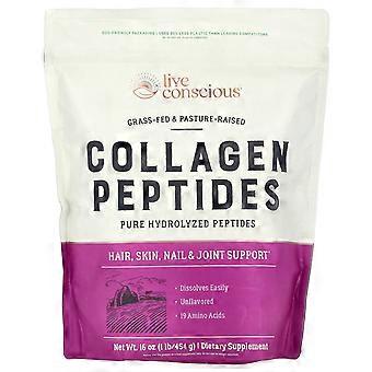 Live Conscious, Collagen Peptides, Unflavored, 16 oz (454 g)