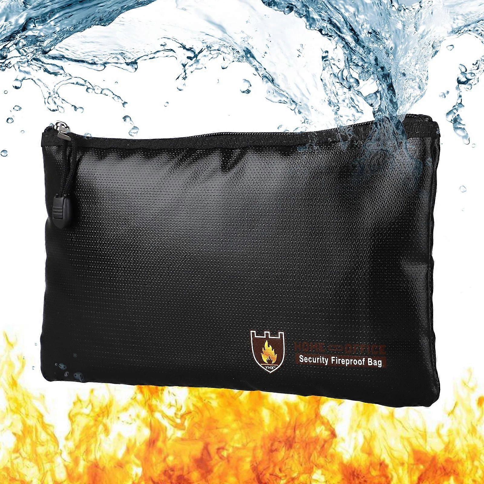 29x20cm Fireproof Waterproof Document And Money Bag