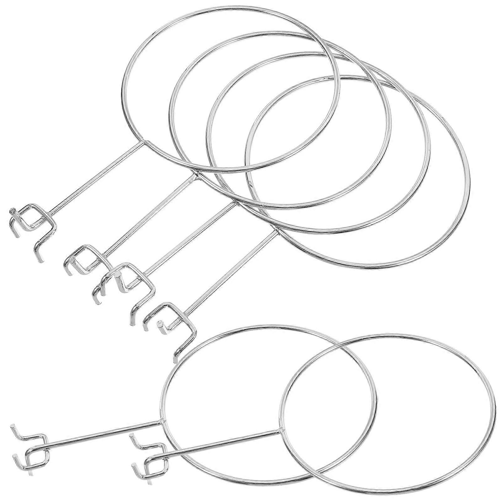 Metal Hat Display Rack for Storage with 18Pcs Wall-Mounted Hooks