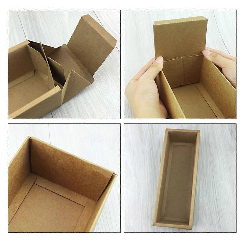 Baking Packaging Boxes Dessert Boxes for Packaging 10Pcs Transparent PVC Window