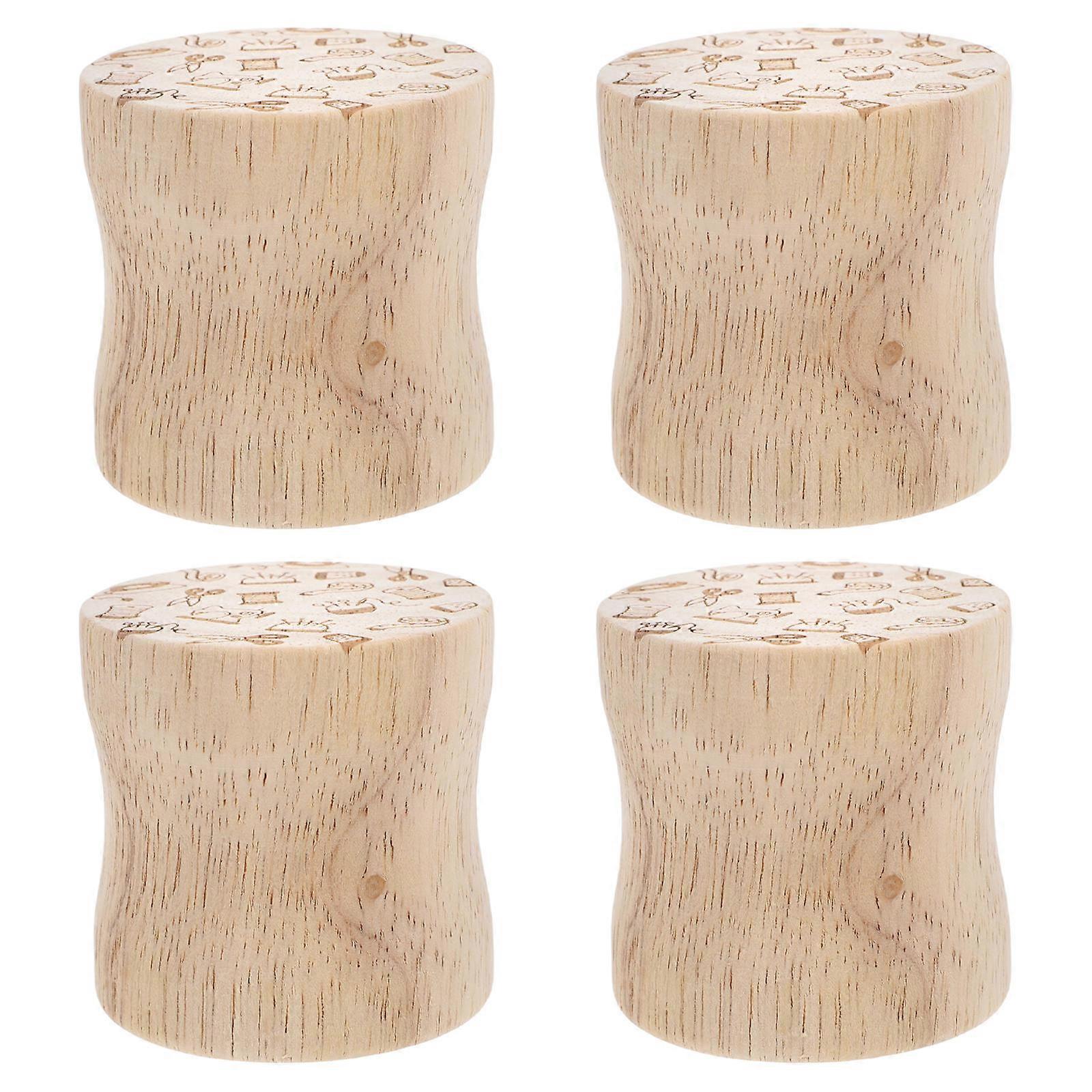Wooden Fabric Weights for Sewing 4Pcs Pattern Weights for Craft Use