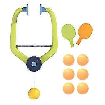 Mini-Türspielset mit Netz, 2 Schlägern, 6 Bällen, fördert die Hand-Augen-Koordination von Kindern, Indoor-Sportaktivität für kleine Räume