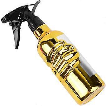 Golden Empty Spray Bottle Refillable Fine Mist Sprayer for Haircare