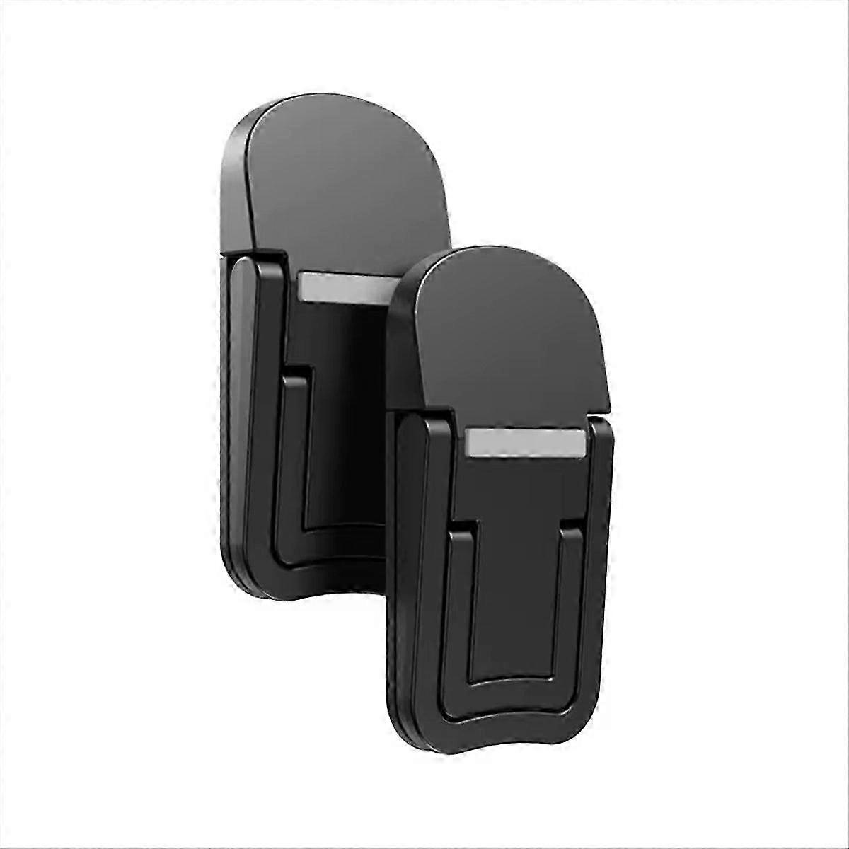 2Pcs Portable Laptop Stand Computer Riser Lift Self-Adhesive Foldable Invisible Notebook Adjustable