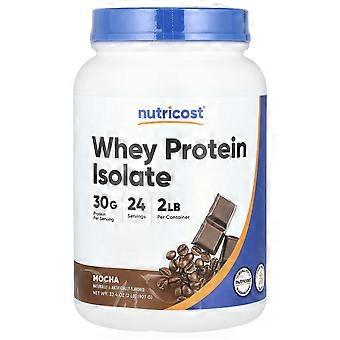 Nutricost, Whey Protein Isolado, Mocha, 907 g (2 lb)