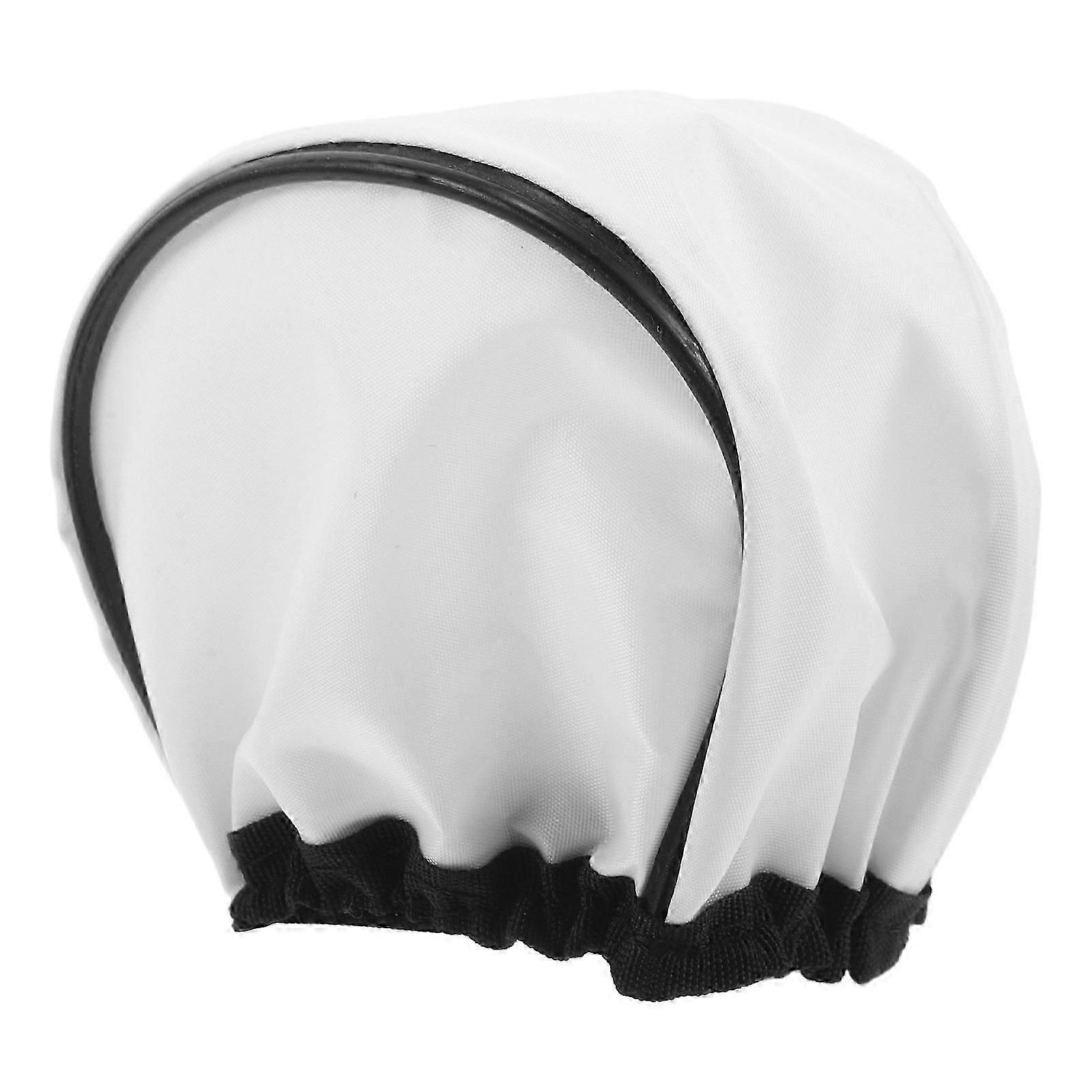 Universal Camera Flash Diffuser Cover for Soft Light Effect White Fabric Compatible with Various Brands Mini Size