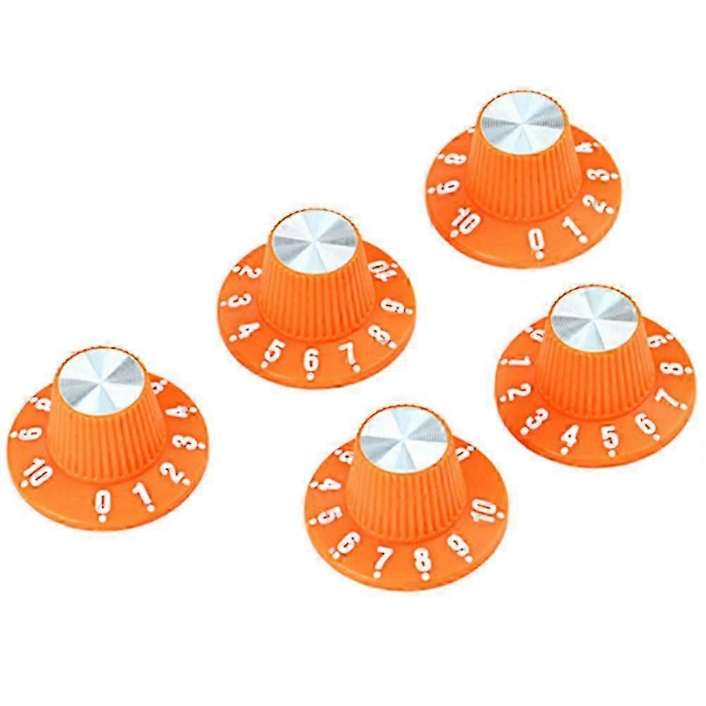 5pcs Professional Electric Guitar Bass Volume Knobs Potentiometer Knobs