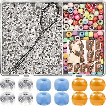 Hair Beads Braid Hair Jewelry for Decor 1Set Plastic Dreadlocks Accessories