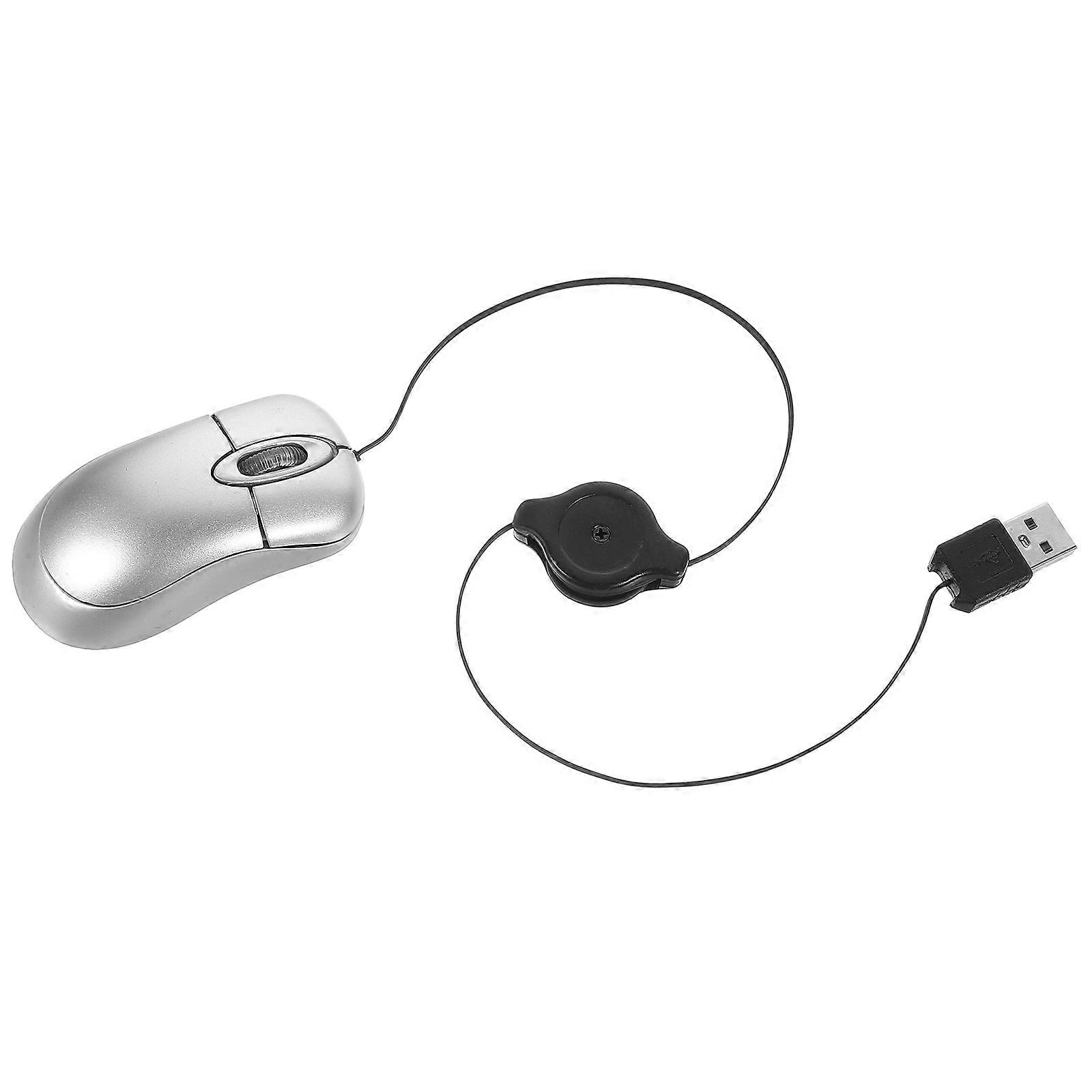 Computer Mice Retractable Usb Retractable Cord Laptops Computerusb Retractable Cable Mini Travel USB Optical