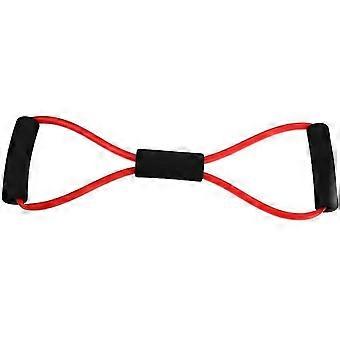 Bande di esercizio Banda di resistenza - 8 forma In lattice Fitness Fascia di resistenza Yoga Tirare corda Tubo flessibile Strumento palestra con maniglia Rally Braccio Esercizio Home Allenamento Sport