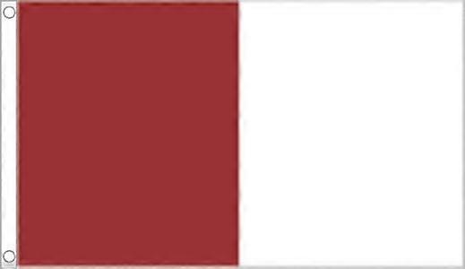 DRAPEAU MARRON ET BLANC HGD1395