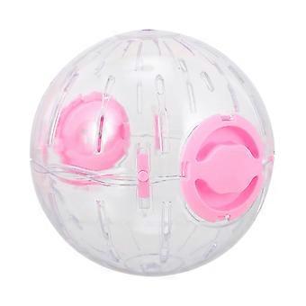 Flashing Ball Hamster Exercise Ball for Pet Use 1Pcs Pink Plastic Running Toy
