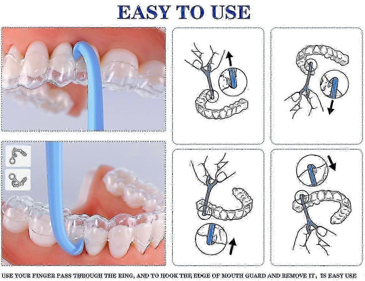 Comprehensive Oral Care: 2-Pack Aligner Remover Tool Plus Ventilated Retainer Case