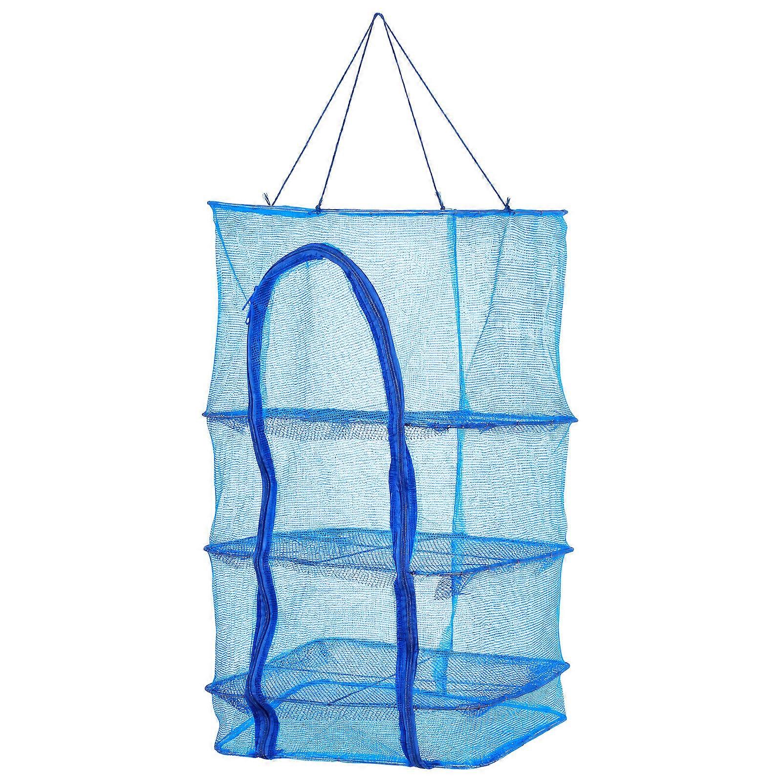 1pc Folding Drying Net Multi-Function Drying  Vegetable Fish Hanging Mesh
