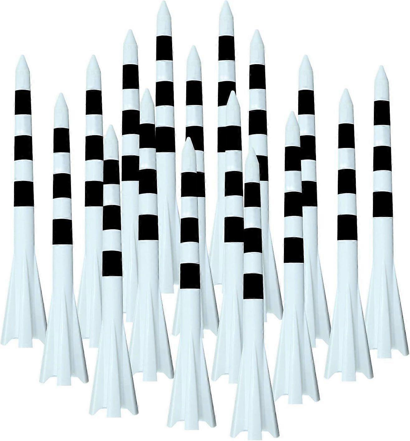 Durable Plastic Golf Tees - 50 Count, Various Sizes